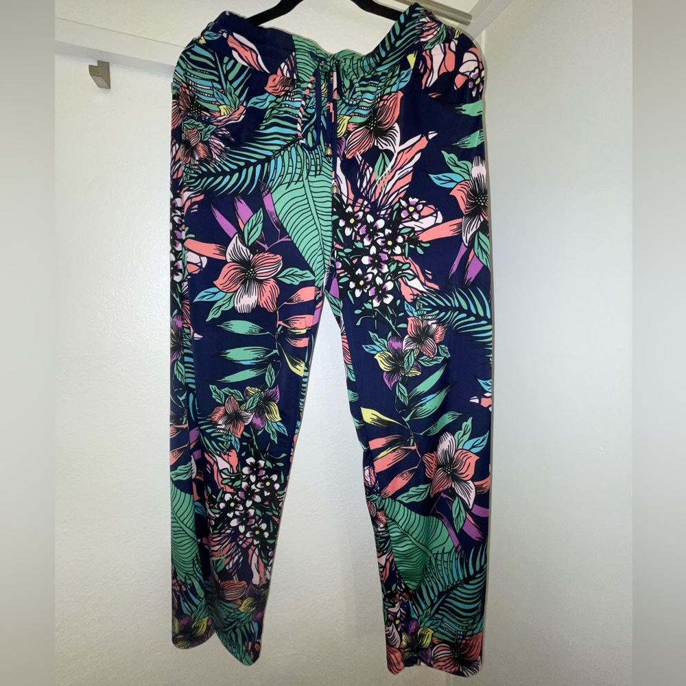 Floral Print Jogger Pants